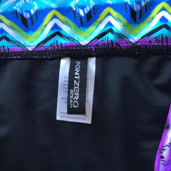 Point Zero Swimsuit Bikini Bottom- Size L (12) - Picture 4 of 5